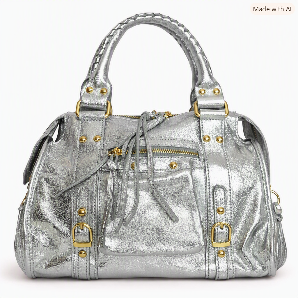Bolso Silver de Piel - Imagen 2